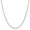 Sterling Silver 3.7mm Round Spiga Chain Necklace
