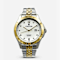 Croton Decider Two-tone Stainless Steel Watch with White Dial and
Diamond Markers