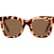 Quay After Hours Tortoise Square Frame / Brown Polarized Lenses Sunglasses