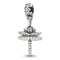 Sterling Silver Dragonfly Dangle Bead