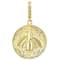 Bee Enhancer Pendant In 18K Gold Over Sterling Silver