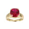Lab Created Ruby And White Cubic Zirconia 18k Yellow Gold Over Silver
July Birthstone Ring 4.42ctw