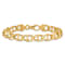 14k Yellow Gold 9mm Hand-Polished Mariner Link Bracelet