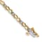 14k Yellow Gold and 14k White Gold with Rhodium over 14k Yellow Gold
Diamond Figure 8 Link Bracelet