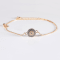 Lab Created Sapphire with Moissanite Evil Eye 14K Yellow Gold Over
Sterling Silver Bracelet