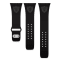 Gametime Las Vegas Raiders Debossed Silicone Apple Watch Band (42/44mm
M/L). Watch not included.