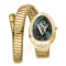 Christian Van Sant Women's Naga Green Dial, Yellow Stainless Steel Watch