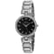 Mathey Tissot Women's Classic Black Dial Stainless Steel Watch