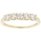 Lab-Grown Diamond Five-Stone Band Ring In 14K Gold 0.75ctw