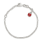 Sterling Silver Polished Enameled Ladybug with 1-inch Extensions
Childrens Bracelet