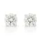 Certified White Lab-Grown Diamond H-I SI 14k White Gold Stud Earrings 1.00ctw