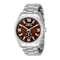 Invicta Specialty 43mm Copper Dial Stainless Steel Band Quartz Watch