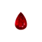 Ruby 7.2x4.8mm Pear Shape 0.79ct