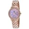 Roberto Bianci Women's Valentini Pink Dial, Rose Stainless Steel Watch