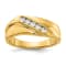 14K Yellow Gold Lab Grown Diamond SI1/SI2, G H I, Men's Ring
