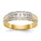 14K Yellow Gold AA Quality Mens Wedding Band