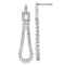 Rhodium Over 14K White Gold Lab Grown Diamond SI1/SI2, G H I, Post Loop
Dangle Earrings