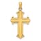 14k Yellow Gold Passion Cross Pendant