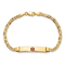 14k Yellow Gold Medical Red Enamel Mariner Link ID Bracelet