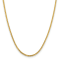 14K Yellow Gold 3mm Franco Chain Necklace