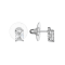 White Cubic Zirconia Platineve Stud Earrings 3.02ctw