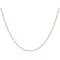 20 Inch Sun Link Chain Necklace in Solid 14K Yellow Gold