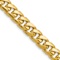 14k Yellow Gold 8mm Solid Miami Cuban 22 Inch Chain