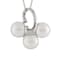 9-10mm Button White Cultured Freshwater Pearl Rhodium Over Sterling
Silver Pendant