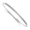 14K White Gold Lab Grown Diamond VS/SI GH, with 1 Inch Extension Bracelet