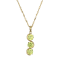 Green Cubic Zirconia 18k Yellow Gold Over Sterling Silver August
Birthstone Pendant 6.09ctw