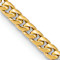 14k Yellow Gold 4.3mm Solid Miami Cuban 22 Inch Chain