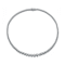 CZ Tennis Necklace In Sterling Silver 16 Inch
