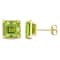 Peridot 14K Yellow Gold Earrings 3.52ctw