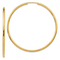 14k Yellow Gold Polished 2 1/8" Round Endless Hoop Earrings