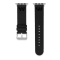 Gametime Washington Commanders Leather Apple Watch Band (42/44mm S/M
Black). Watch not included.