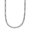 Rhodium Over Sterling Silver Polished 4mm Box 16 Inch Chain