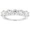 Lab-Grown Diamond Five-Stone Band Ring In 14K White Gold 2.00ctw