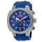 Seapro Men's Guardian Blue Dial, Blue Silicone Watch