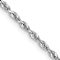 Rhodium Over 14k White Gold 1.85mm Solid Diamond-Cut Quadruple Rope 16
Inch Chain