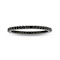 0.50ctw Black Diamond Eternity Band in 14k Gold Black Rhodium