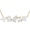 Dainty Lab-Grown Diamond Mixed-Shape Station Necklace In 14K Gold