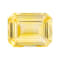Yellow Sapphire Loose Gemstone Unheated 7.59x5.8mm Emerald Cut 1.56ct
