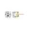 Square Cushion Cut Moissanite 14k Yellow Gold Over Silver Stud Earrings
3.40ctw DEW