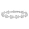 Rhodium Over Sterling Silver Polished Sea Turtle Bracelet