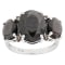 Silver Sheen Sapphire Rhodium Over Sterling Silver Ring 8.74ctw