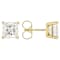 Lab-Grown Diamond Princess-Cut Stud Earrings In 14K Gold 3.00ctw