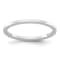 14K White Gold 1.2mm Flat Stackable Expressions Band