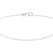 Polished Paperclip Link Bracelet In Platinum 1mm