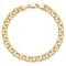 10k Yellow Gold 5.5mm Double Link Charm Bracelet