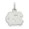 Rhodium Over Sterling Silver LogoArt University of North Carolina Extra
Small Pendant
